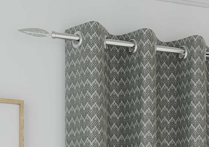 Aspen Eyelet, Grey - Ready Made Curtains - Image 9